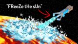 What Happens If We Freeze The Sun? – simulated by Minecraft