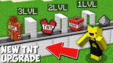 What is the BEST UPGRADE LEVEL FOR TNT in Minecraft ? NEW TNT FACTORY !