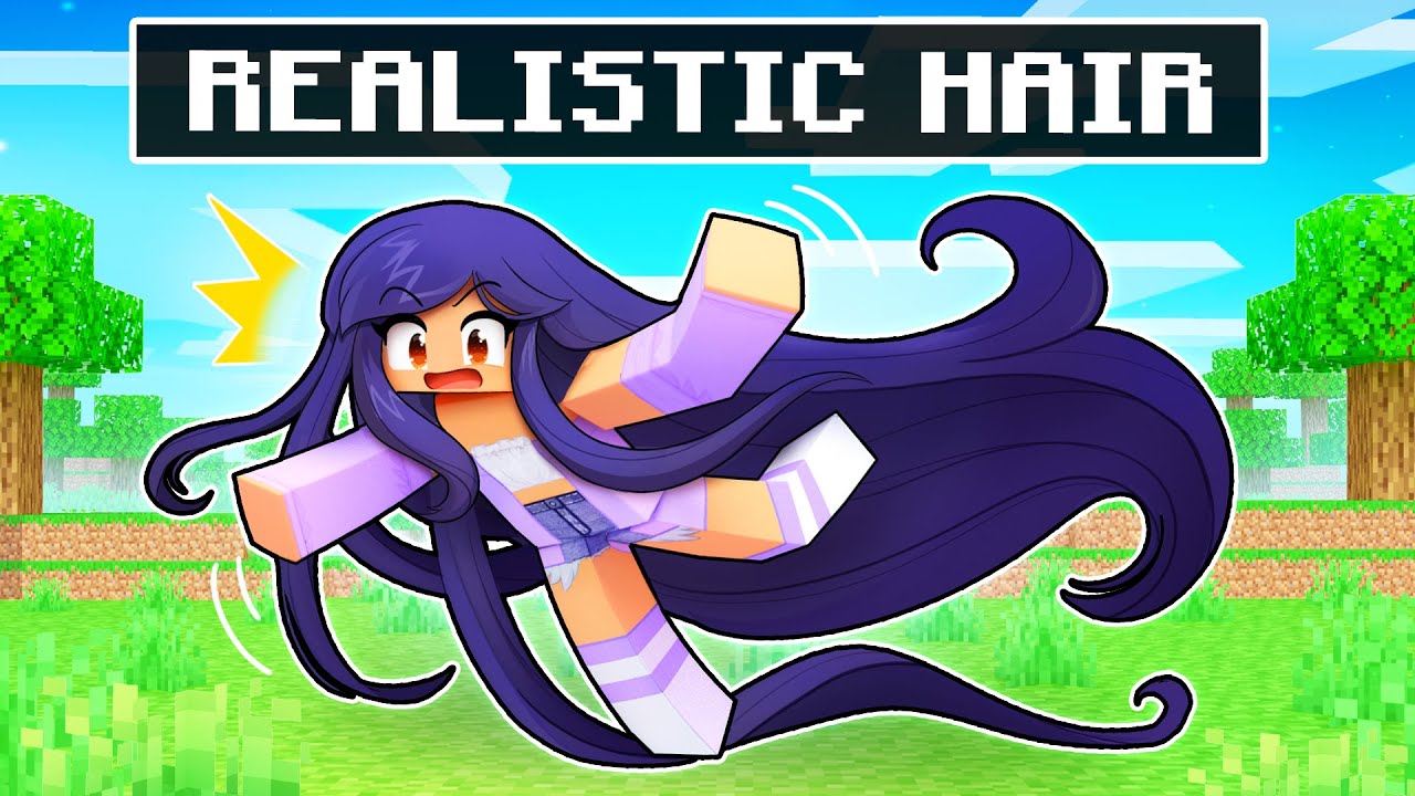 Aphmau Has REALISTIC HAIR In Minecraft! - Minecraft videos