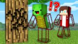 How Mikey & JJ Survive Without Legs and Arms in Minecraft Challenge (Maizen Mizen Mazien)