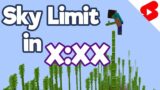 I Speedran to the Sky Limit in Minecraft