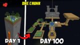 I Survived 100 Days on One Chunk in Minecraft (Part 2)