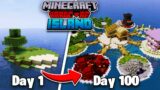 I Survived 100 Days On A Deserted Island In Minecraft Hardcore…