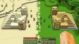 I look this DESERT TEMPLE vs DUNGEON Battle in My Minecraft World !!! New Secret Villager House !!!