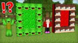 JJ vs Mikey Portals Challenge in Minecraft – Maizen
