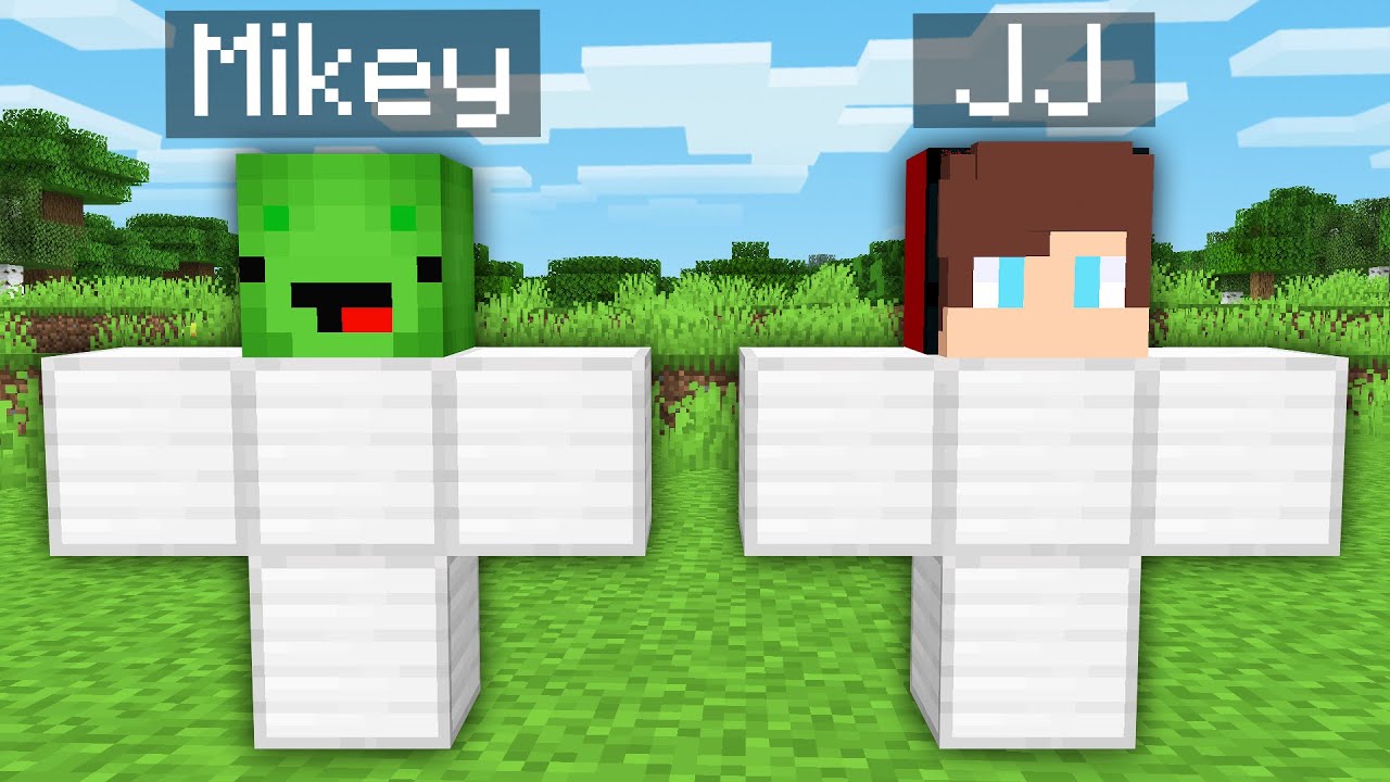 Mikey And Jj Became Iron Golems In Minecraft Maizen Mazien Mizen Minecraft Videos