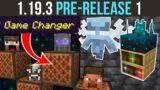 Minecraft 1.19.3 Pre-Release 1 Customization Expanded & Bugfixes