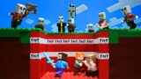 Minecraft, But You Are Buried Alive Under TNT – Lego Minecraft Animation – Stop Motion