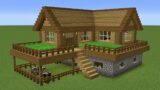 Minecraft – How to build a Survival Farm House 7