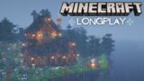 Minecraft Relaxing Longplay – Rainy Spruce Cottage, Peaceful 1.18 Adventure (No Commentary)