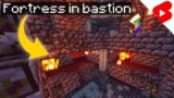 Minecraft Speedrun, but the Fortress is in the Bastion