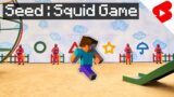 Minecraft Speedrun, but the Seed is "Squid Game"