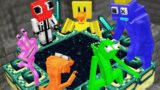 Minecraft but Rainbow Friends Beat the Game for you