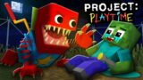 Monster School: BOXY BOO – Project PLAYTIME HORROR CHALLENGE. Huggy Wuggy – Minecraft Animation