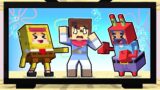 My Friends Trapped Me In CARTOONS In Minecraft!