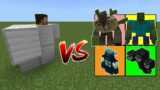 Sumo Golem vs Minecraft Mobs
