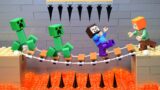 Survive 100 Days in LEGO Minecraft – Best of Lego Stop Motion Animation Compilation #1 | Brickmine
