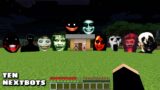 TEN NEXTBOTS AND OBUNGA FRIENDS CHASED ME in Minecraft – Gameplay – Coffin Meme