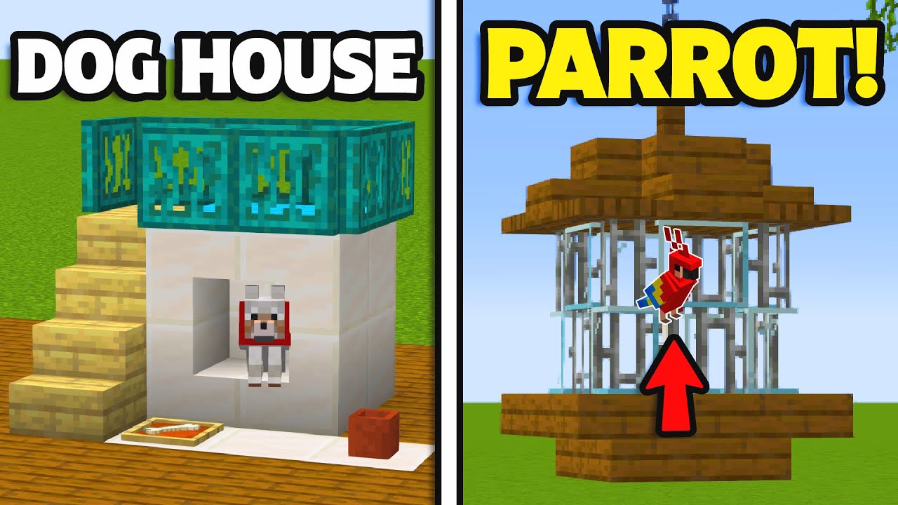 TOP 10 Pet House Builds! [Minecraft] - Minecraft videos