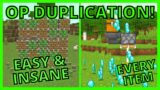 TOP 4 WORKING OP DUPLICATION GLITCHES in 1.18 Minecraft Bedrock | for PS4/XBox/PC/MCPE | by James