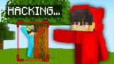 Using HACKS To Cheat In Minecraft Hide and Seek!