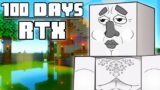 100 Days – [RTX Minecraft]