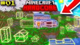 BUILDING THE BIGGEST BASE POSSIBLE in Minecraft Hardcore! (#1)