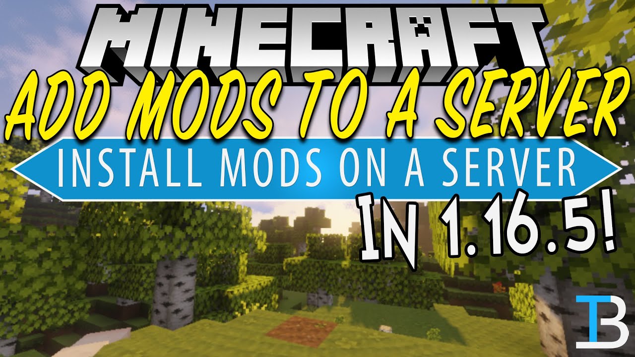 How To Add Mods to A Minecraft Server (1.16.5) - Minecraft videos
