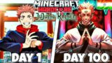 I Survived 100 Days In JUJUTSU KAISEN In Minecraft Hardcore…HINDI (Part-1)