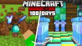 I Survived 100 Days Of  Minecraft Hardcore With Random DROPS AND CRAFTS… Here's What Happened