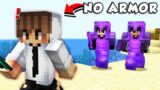 I Survived 24 Hours Without Armor to Take Over his Minecraft LIFESTEAL SMP…