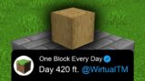I placed the most important Minecraft Block
