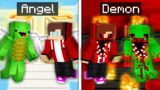 JJ and Mikey from ANGEL to DEMON in Minecraft – Maizen