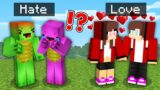 JJ and Mikey from HATE to LOVE in Minecraft – Maizen