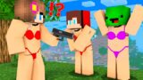 Maizen Bandit GIRL vs JJ and Mikey in Minecraft – Maizen