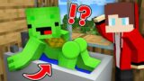 Mikey GIRL STUCK in the BATH – Funny Story in Minecraft (JJ and Mikey) Maizen
