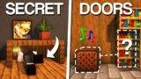 Minecraft: 10+ Secret Entrances & Doors!