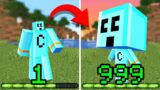 Minecraft but XP = Your IQ