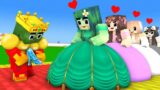 Monster School : Baby Zombie Vs Squid Game Doll Chose Next Princess – Minecraft Animation