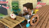 Monster School : Good Baby Zombie And Poor Baby Herobrine – Minecraft Animation