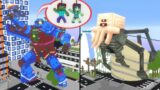 Monster School : Pacific Rim 2022 ( Battle Robots and Monsters ) Part 2 – Minecraft Animation