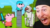 Peppa Pig vs Minecraft Animation