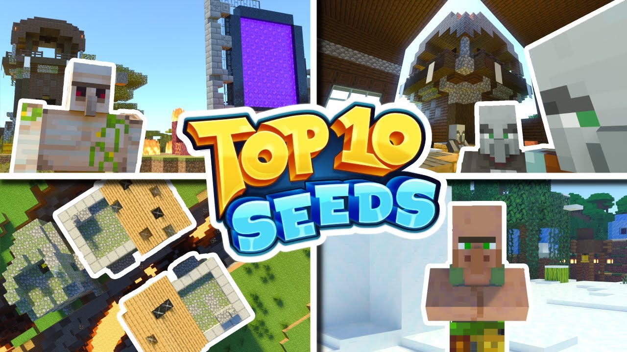 TOP 10 BEST NEW SEEDS For Minecraft Bedrock Edition 1.17! (PE, Xbox ...