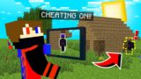 Using Security Cameras To Cheat In Hide And Seek in Minecraft