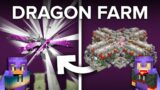 We Built The Ender Dragon Farm in Minecraft