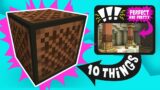 10 Things You Can BUILD with a Noteblock in Minecraft