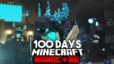 100 Days in a SCULK DIMENSION in Minecraft Hardcore… Here's What Happened.