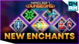 ALL NEW ENCHANTMENTS SHOWCASE – Hidden Depths DLC Update in Minecraft Dungeons