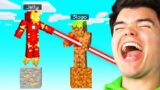 Blocks Give SUPER POWERS! (Minecraft)