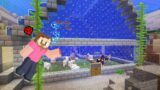 Building An Underwater Farm In Minecraft Hardcore!